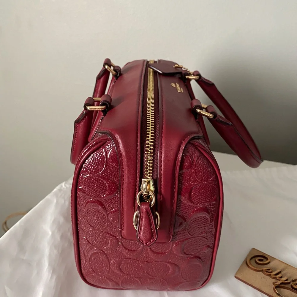 Coach  Debossed mini Bennett Satchel with matching wallet - Picture 4 of 9